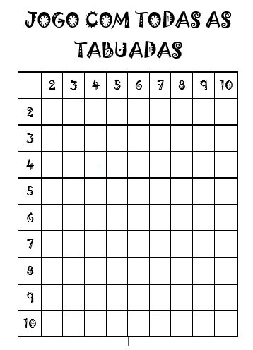 jogos de tabuadas